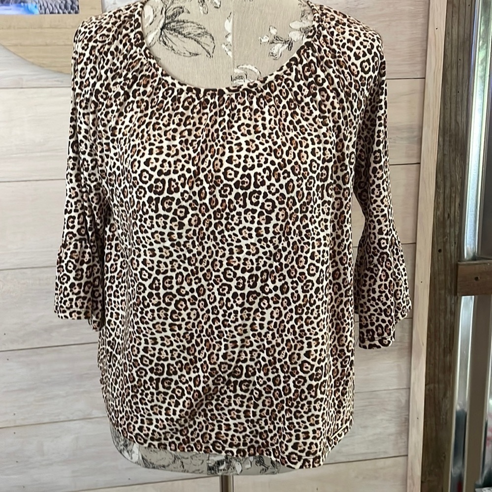 Michael Kors Animal Print Top S